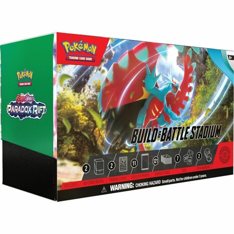 Pokémon TCG SV04 Paradox Rift Build & Battle Stadium Box