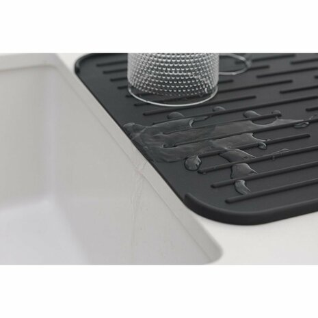 Brabantia SinkSide Afdruipmat Donkergrijs/Silicone