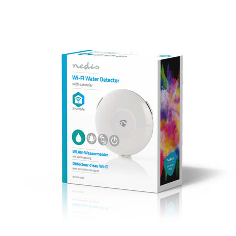 Nedis WIFIDW10WT Wi-fi Smart Waterlekkagedetector Batterijgevoed