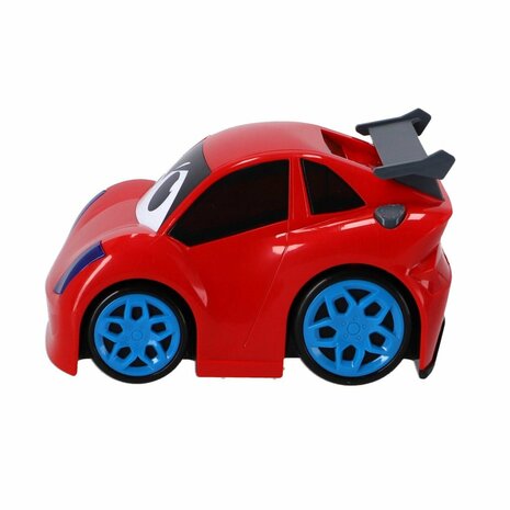 KiddyGo RC Crazy Racer Sport Auto 19 cm + Licht en Geluid Rood