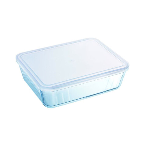 Pyrex Cook and Freeze Glazen Vershoudschaal met Deksel 1.5L