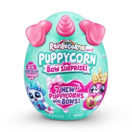 Zuru Rainbocorns Puppycorn Bow Surprise Knuffel Puppy