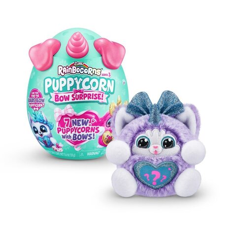 Zuru Rainbocorns Puppycorn Bow Surprise Knuffel Puppy