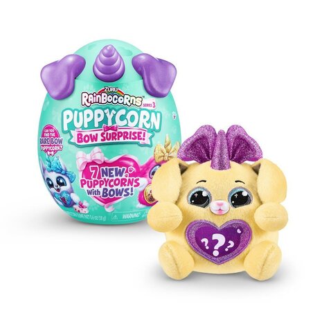 Zuru Rainbocorns Puppycorn Bow Surprise Knuffel Puppy