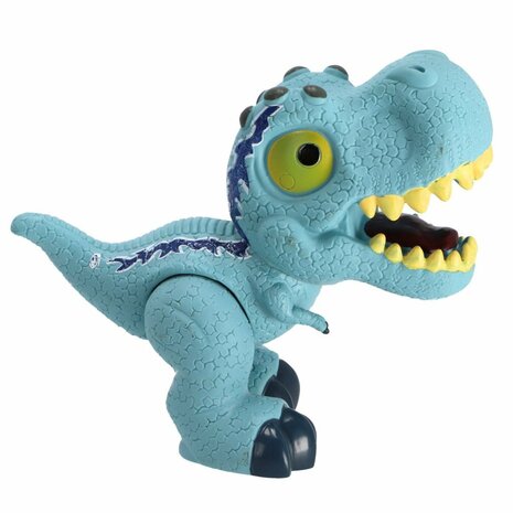 Dinobase Dino + Licht en Geluid Blauw