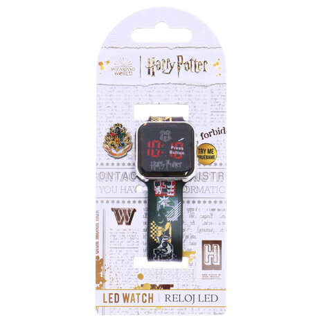 Accutime LED Horloge Harry Potter Zwart