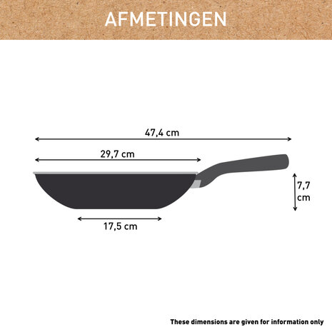 Tefal C42619 Renewal Keramische wokpan 28 cm