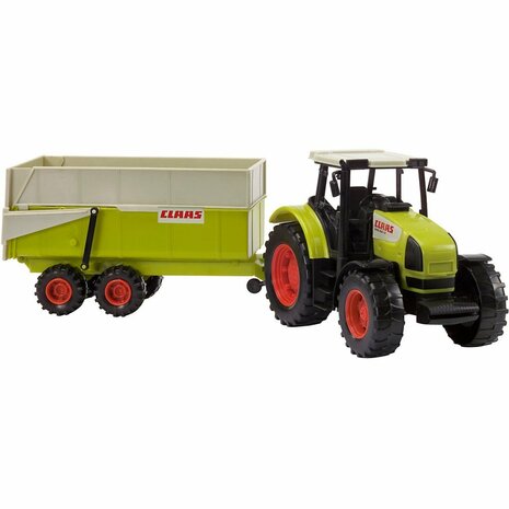 Dickie Toys Claas Ares Tractor met Aanhanger