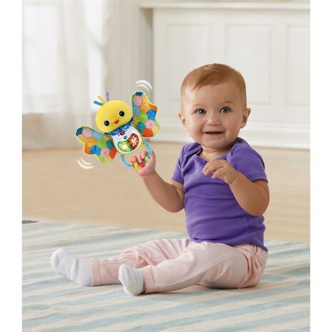 VTech Baby Fladder en Fluit Rammelaar + Licht en Geluid