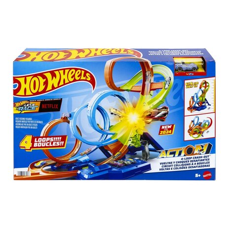 Hot Wheels Action Endless Loop Boosted Set