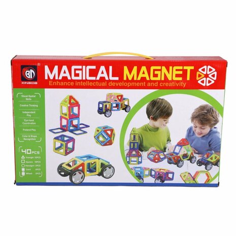 Magnetische Tegels Diverse Vormen 40-delig