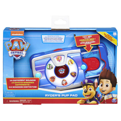 Paw Patrol Role Play Ryders Pup Pad + Licht en Geluid