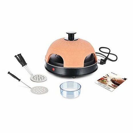 Emerio PO-115984 Pizzarette Cool Wall + 6 Spatels Terracotta/Zwart