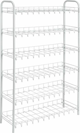 Tomado Metaltex Shoe 6 Schoenenrek Wit 64x23x104 cm  6 Verdiepingen