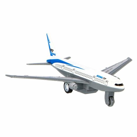 Toi-Toys Pullback Die-Cast Vliegtuig Boeing 777 1:50