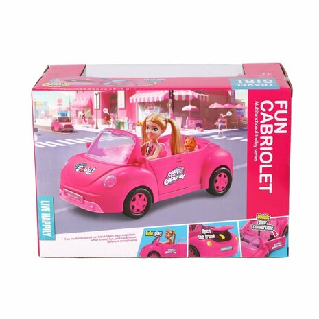 Fun Cabriolet met Pop Roze