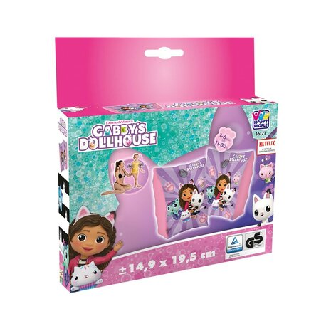 Gabby's Dollhouse Zwemmouwtjes 1-6 Jaar Roze/Paars