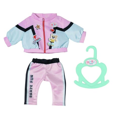 Baby Born Jogging Outfit Roze/Zwart