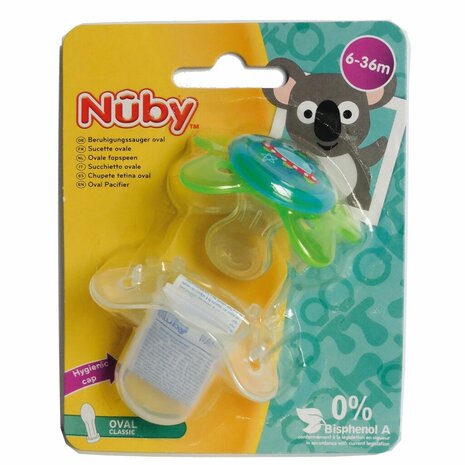 Nuby Fopspeen 6-36 Maanden Assorti