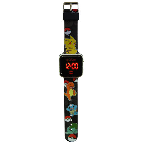 Pokémon LED Horloge Zwart