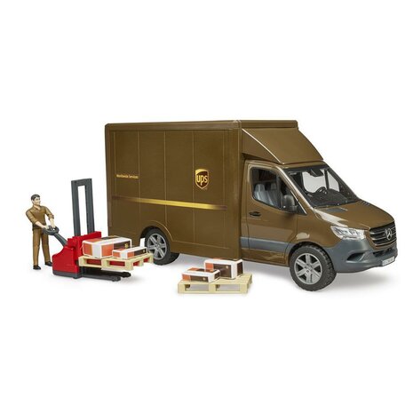 Bruder 02678 Mercedes Benz Sprinter UPS + Figuur en Accessoires