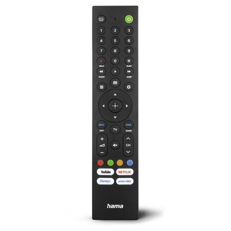 Hama Universele Afstandsbediening Sony TV IR Lerend + 4 App-Knoppen Zwart