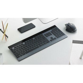 Rapoo 9900M Wireless Ultra-slim Multi-Mode-Deskset UI Black