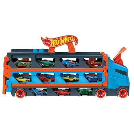 Hot Wheels Speedway Hauler + 3 Auto's