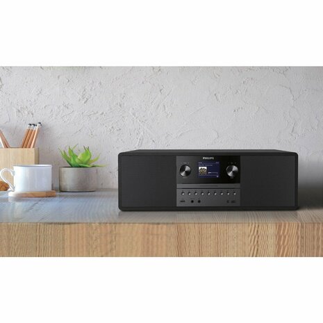 Philips TAM6805/10 Microsysteem Zwart/Hout