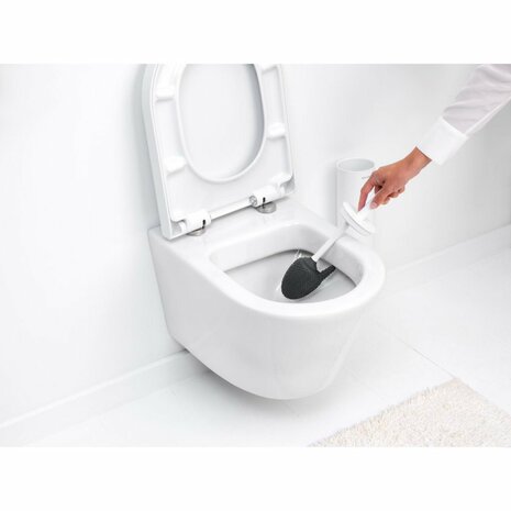 Brabantia MindSet Toiletborstel met Houder Wit