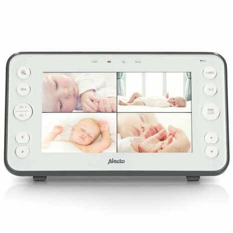 Alecto DVM-150 Babyfoon met Camera + Kleurenscherm Wit/Zwart