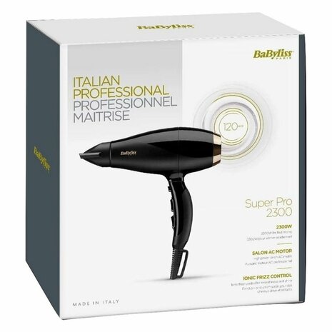 Babyliss 6714E Super Pro 2300 Föhn Zwart