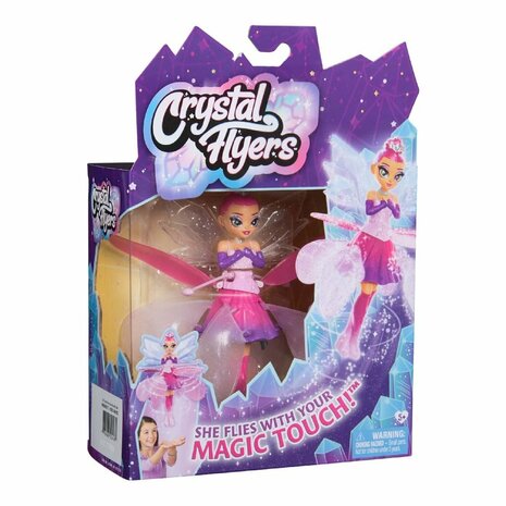 Crystal Flyers Interactieve Vliegende Fee 15 cm