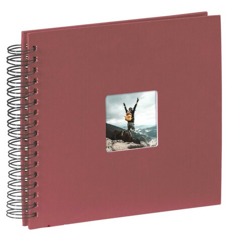 Hama Spiraalalbum Fine Art 28x24 cm 50 Zwarte Pagina's Rood