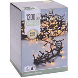 Micro Cluster 1200 LED's - 24 meter - warm wit_