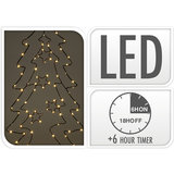Tuinsteker Kerstboom - 90 LED - Extra Warm Wit_